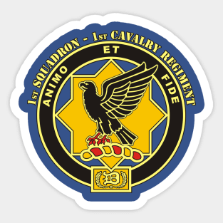 1st Squadron, 1st Cavalry Regiment - U.S. Army Sticker